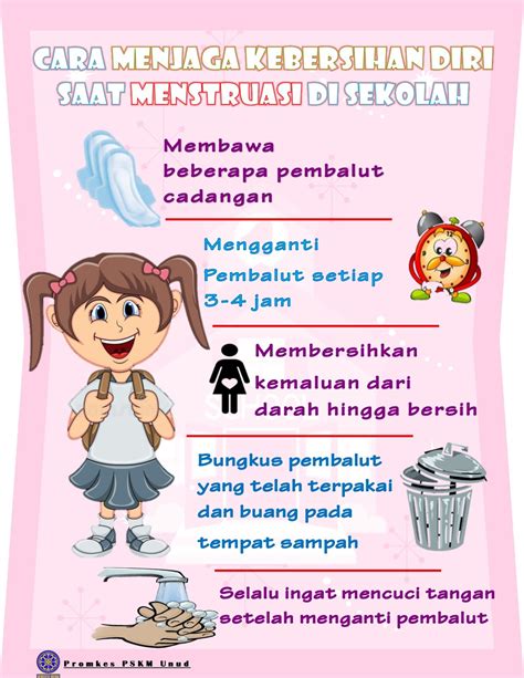 CARA MENJAGA KEBERSIHAN DIRI SAAT MENSTRUASI DI SEKOLAH