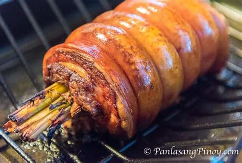 Roasted Pork Belly (Lechon Liempo) - Panlasang Pinoy