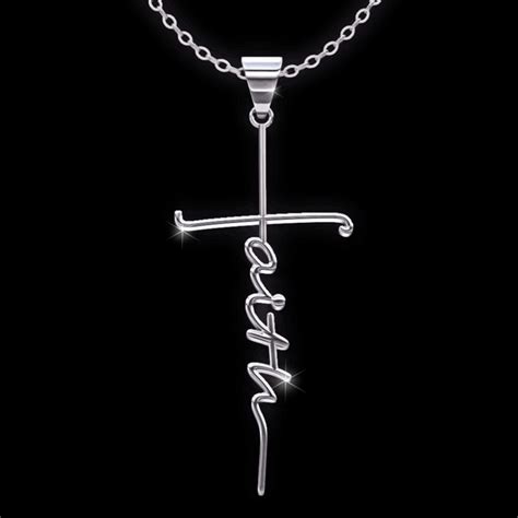 Faith Cross Necklace – The Positive Christian