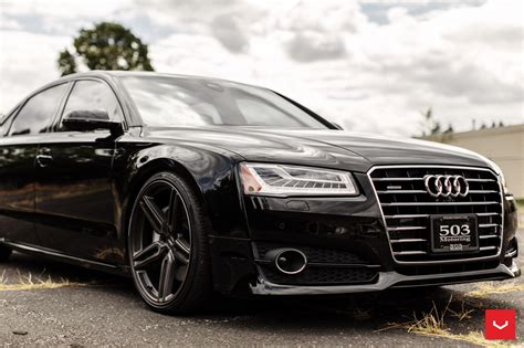 Black Audi A8 Gets More Luxurious Aftermarket Details — CARiD.com Gallery