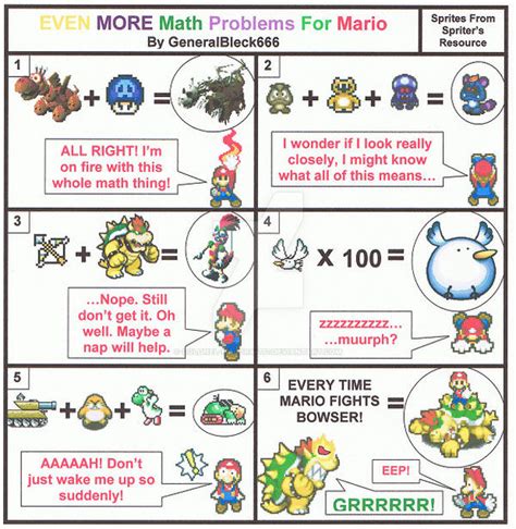 EVEN MORE Math For Mario by Colonel-Majora-777 on DeviantArt