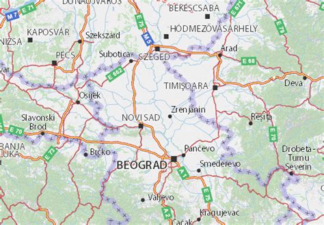 MICHELIN Vojvodina map - ViaMichelin