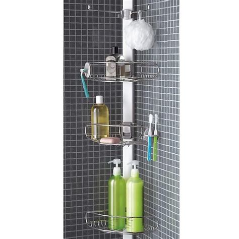 Simplehuman stainless steel tension pole shower caddy – Artofit