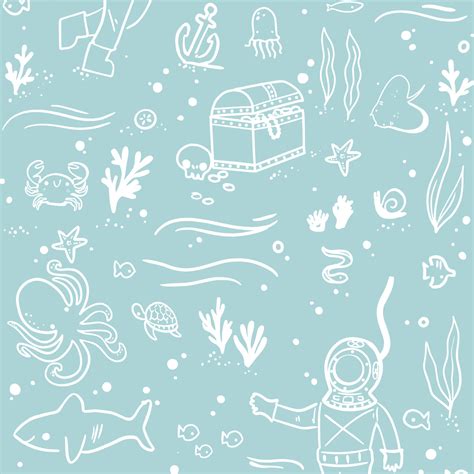 Deep Sea Dive Peel And Stick Removable Wallpaper | Love vs. Design