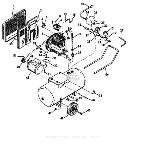 Parts Diagram For Craftsman Air Compressor | Reviewmotors.co