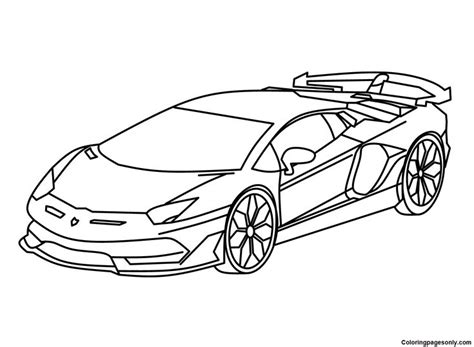 Lamborghini Coloring Pages