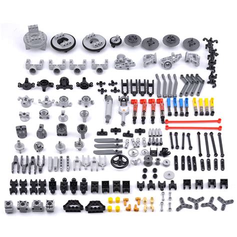 Buy FINER SHOP Technic Series Parts, Technic Spare Parts Pack Engine Suspension Components ...