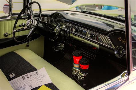 56 Chevy Interior | Chevy, Car culture, Classic cars