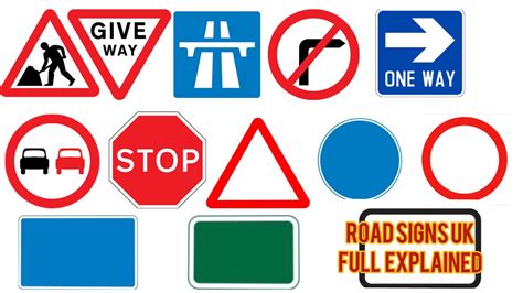 UK ROAD SIGNS|| RoadTraffic Sign||How to Read Traffic signs||traffic signs for your theory test ...