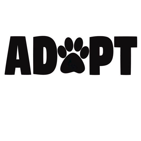 Adopt SVG Animal Rescue Printable Animal Welfare Dog - Etsy Ireland ...