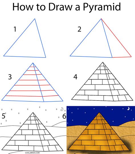 How To Draw A Pyramid Really Easy Drawing Tutorial Pyramids | The Best Porn Website