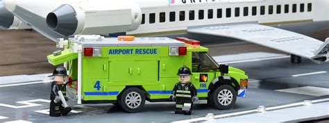 Lego Fire Airport Rescue 4 | Lego fire, Lego police station, Lego ambulance