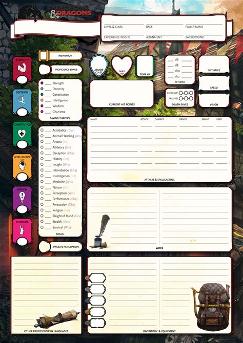 Dnd Character Sheet Pdf 2024 - Eyde Steffane