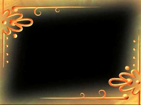 gold frem- Motion graphic Animated Background - free video download - YouTube