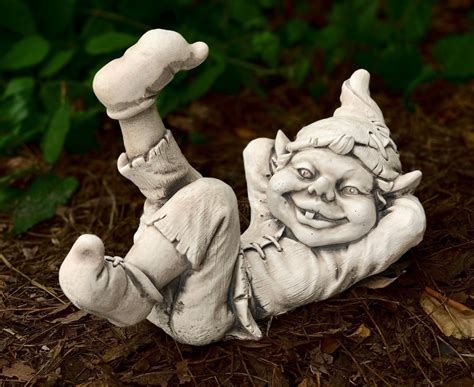 Troll Garden Statue Laying Troll Sculpture Outdoor Gnome - Etsy