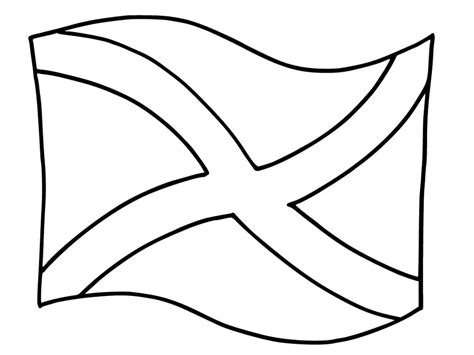 Scotland Flag coloring page - Download, Print or Color Online for Free