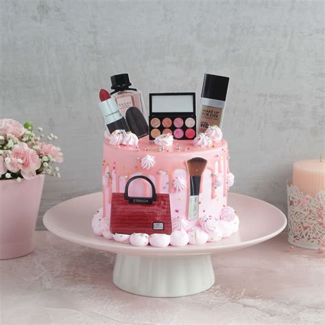 Overloaded MakeUp Topper Cake - Ovenfresh