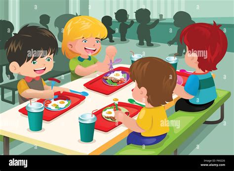 Clipart Eating Lunch