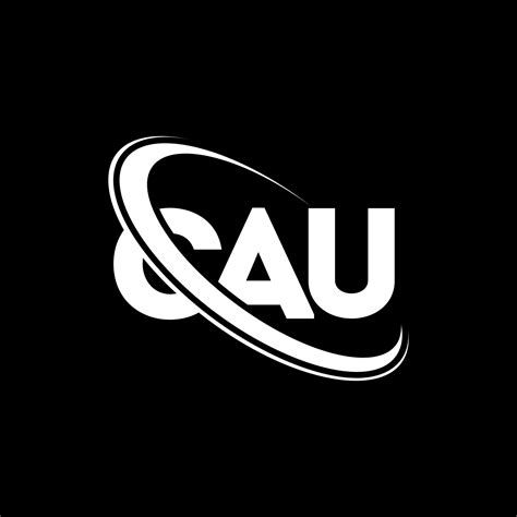 CAU logo. CAU letter. CAU letter logo design. Initials CAU logo linked with circle and uppercase ...