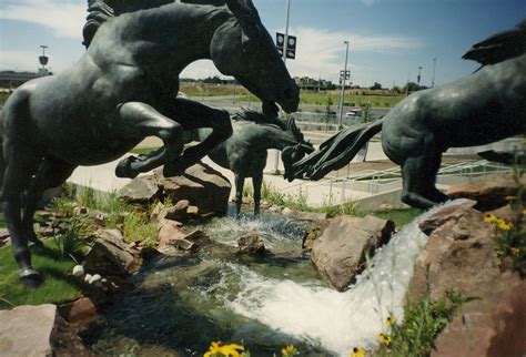 Denver Broncos Stadium - Roman Fountains