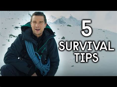 Bear Grylls: Survival Tips deep list…: English ESL video lessons