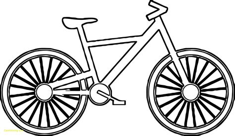 Bicycle Line Drawing | Free download on ClipArtMag