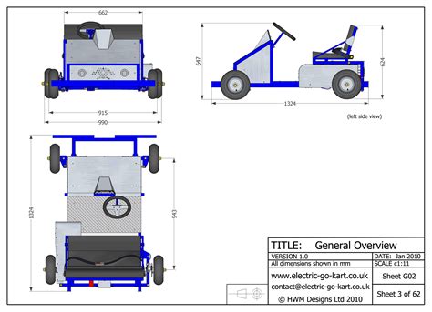 Detailed plans for our electric kart at www.electric-go-kart.co.uk by HWM Designs Ltd. Click to ...