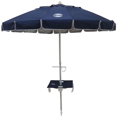 SunRaker® Beach Umbrella with Patented Integrated Table