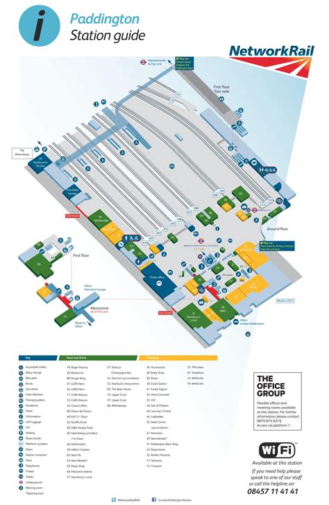 Paddington Station London Map