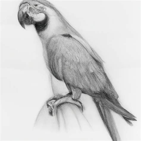 Macaw Drawing Pencil