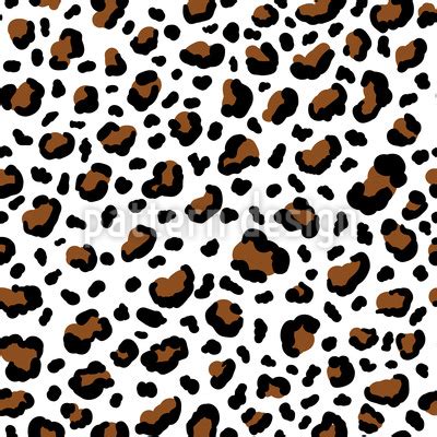 Cheetah Skin Seamless Vector Pattern Design