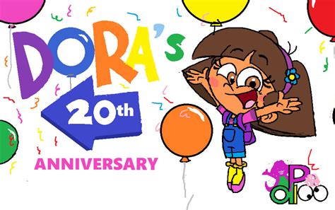 Happy 20th Anniversary, Dora! by PurpleDino100 on DeviantArt