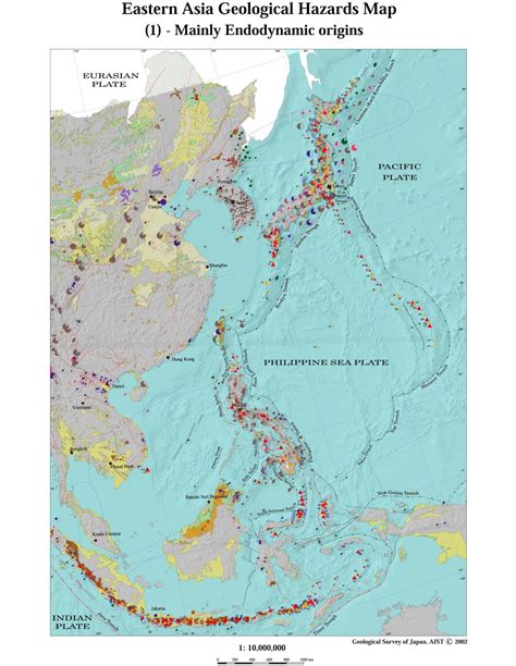 Geohazard map of East Asia - CGPC