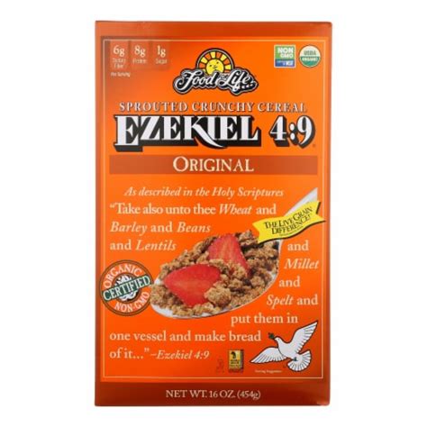 Food For Life Ezekiel 4-9 Sprouted Whole Grain Cereal - Original, 6 Pack/16 Ounce Each - Kroger