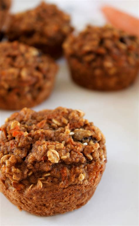 Oatmeal-Carrot Cake Muffins