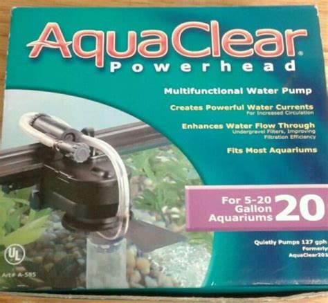 AquaClear Powerhead 20 - 110 V 127 Gallons per Hour for sale online | eBay