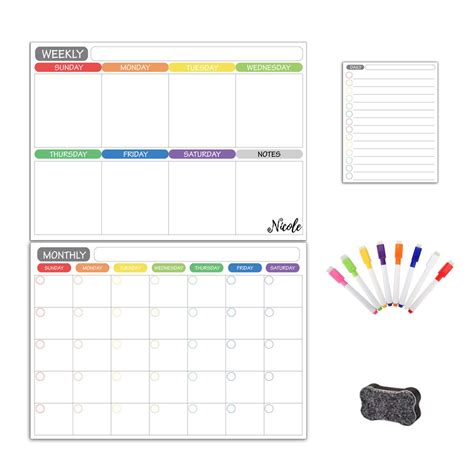 Magnetic Calendar Whiteboard Planner - Promo Items, giveaways with iPromotionPro