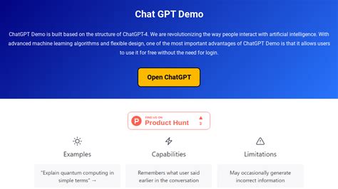 Chat GPT Demo