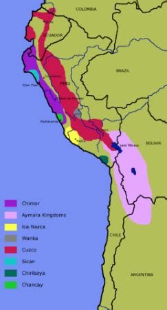 Inca Maya Aztec Map