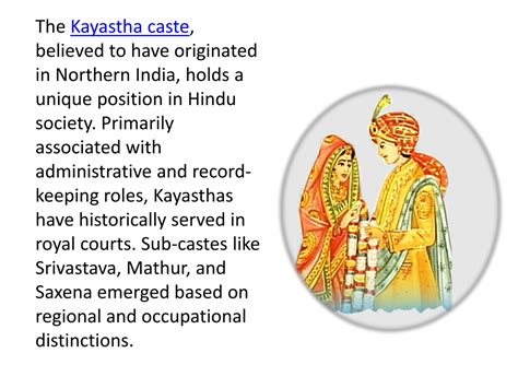 PPT - Kayastha Caste: Origin, Sub-Castes And Marriage Rituals ...