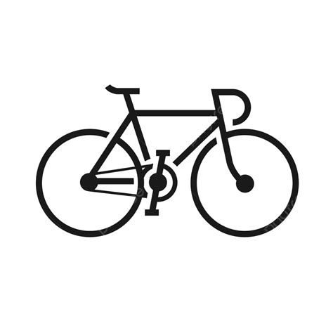 Bicycle Icon Vector Isolated On White Background Sign Track Vector ...