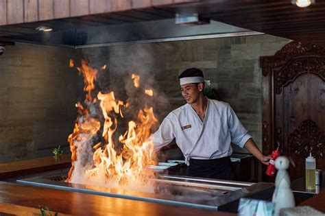 Kojin Teppanyaki Restaurant Aksari Resort - Dine & Wine Bali