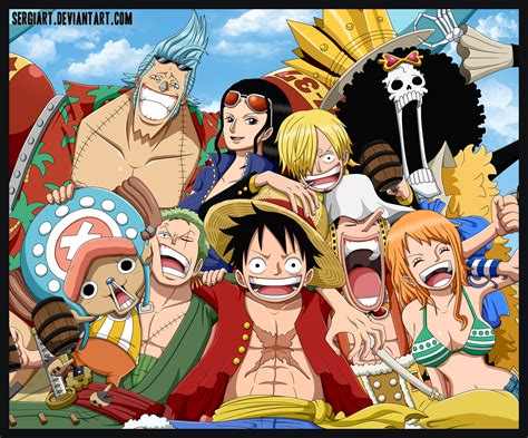 One Piece - Straw Hat Pirates by SergiART on DeviantArt