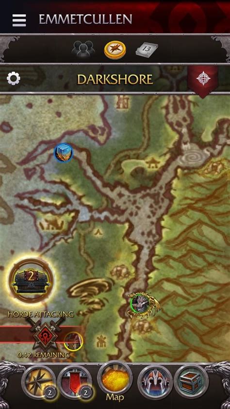 You can now see Darkshore world quests in the mobile app! : r/wow