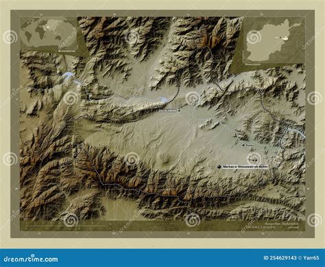 Nangarhar, Afghanistan. Wiki. Labelled Points of Cities Stock Vector - Illustration of capital ...