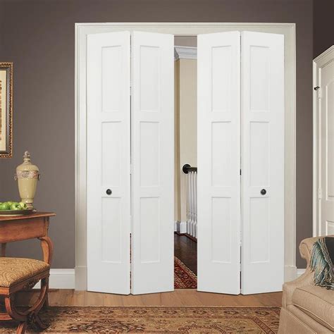 JELD-WEN 30 in. x 96 in. Birkdale White Paint Smooth Hollow Core Molded ...