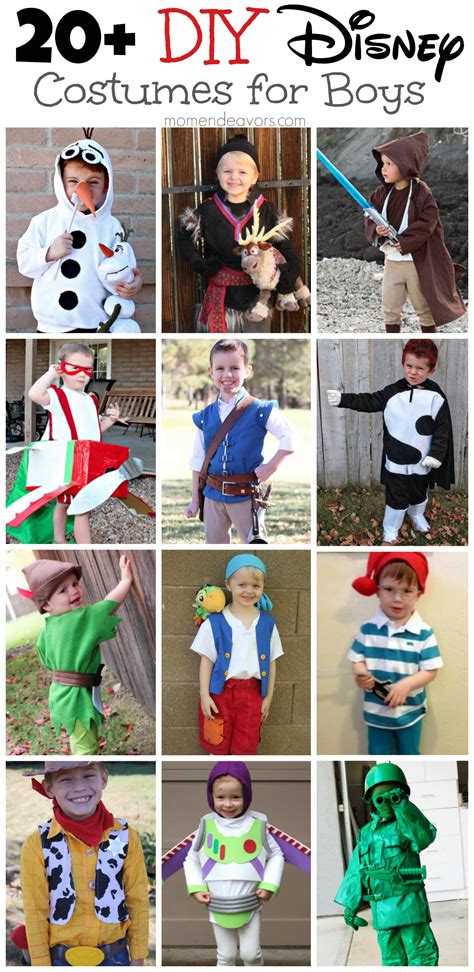 DIY Disney Costumes for Boys! - Mom Endeavors