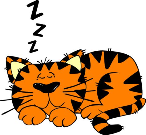 Sleeping Cat 1 Clip Art Clip Art at Clker.com - vector clip art online, royalty free & public domain