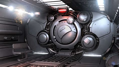 Sci Fi Door Concept Art