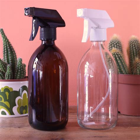 Glass Spray Bottle – Clear | Peach Vegan Zero Waste Store